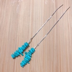 Sterling Silver turquoise bar