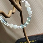✳︎アクアマリン、フローライト、クラック水晶のブレスレット✳︎