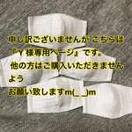   『Y様オーダー商品』 立体マスク