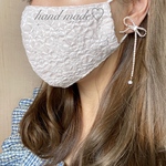 残り1枚で販売終了SALE♡ハンドメイド＊インナーマスク＊マスク＊花刺繍＊お洒落マスク＊刺繍マスク