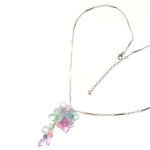 紫陽花　ネックレス　色が変わる