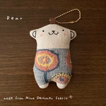 ミナペルホネン 犬みたいなくまのぬいぐるみ ٭ バッグチャーム.24