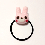 ふんわりうさぎのヘアゴム