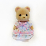 シルバニアファミリー  パステルハートパフスリーブワンピース 子供サイズ 着せ替え服