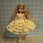リカちゃん ブライス 服 フリルドレス