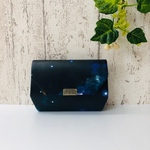 小さいお財布　コンパクト ウォレット　ラミネート　宇宙　