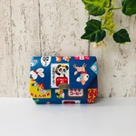 小さい財布　コンパクト ウォレット ラミネート　レトロポップ