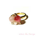 no.11 - pink stone ring