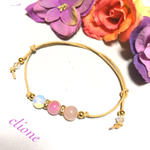 再販♡紫陽花のブレスレット〜春風〜