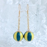 バレーボール風ピアス/イヤリング♡