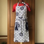 sale　浴衣・反物リメイク　カフェエプロン