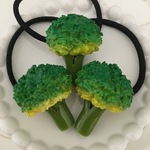 新鮮お野菜♪ブロッコリーのヘアゴム♡