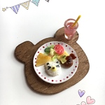 クマちゃんトレーのランチ🐻