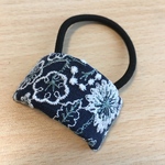 ミナペルホネン ヘアゴム handmade celebrate ネイビー