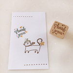 新：パパッと元気な『Thank you』 文字はんこ