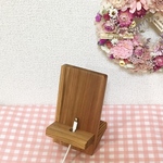 木工スマホスタンド◡̈*木製♡スマホ♡iPad♡携帯置き