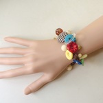 デコボコ＊ボタンのブレスレット e