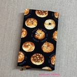 ブックカバー 新書サイズ「柴犬ベーグル(ブラック)」