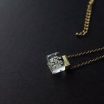 レースフラワーのプチネックレス14kgf（無料ギフトラッピング, 誕生日プレゼント, メッセージカード）