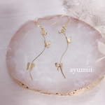 𝒷𝓊𝓉𝓉𝑒𝓇𝒻𝓁𝓎 ‪‪❤︎‬ 華奢シンプルバタフライピアス