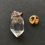 アーカンソー州産水晶 ピンブローチ
