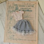 momokoサイズ　洋服セットH【ストライプ柄】