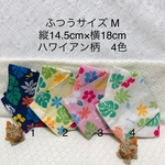 女性ふつうサイズ M☆接触冷感☆大臣マスク☆ハワイアン柄☆4色☆可愛い