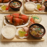 ローストビーフ定食☆ミニチュアフード