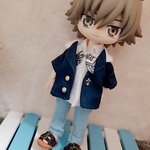 大人スカーフ(ネイビー)