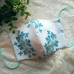 【sale】紫陽花の手ぬぐいマスク　大人用