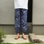 浴衣リメイクもんぺ