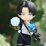 小人のおみやげ　～あじさい大小2種セット・白～　ミニ布花紫陽花