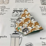 仮置きマスクケース  柴犬ちゃんとモフモフ犬(ホワイト)