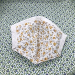 【高島ちぢみ・夏用マスク】フィルターポケット付 レース 立体マスク（HKマスク 更紗Ver.）