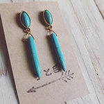 再再販ターコイズ ピアス