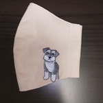 ◼️犬マスクシリーズ◼️ 夏用マスク 立体マスク シュナウザー