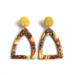 honey savanna big dangle  レオパードダングルピアス/イヤリング(アレルギー対応)