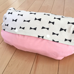【再販】リボン×サーモンピンク エルゴカバー