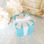 【イニシャル可】憧れblueのribbon box