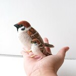 【marick21さまご注文品】すずめの大小親子マスコットセット