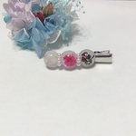 お花のヘアクリップ