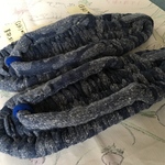 布草履 ブルー系 (25cm)