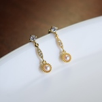 ピアス パール キュービックジルコニア