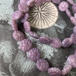 【4コセット】#czech beads#チェコビーズ　Dahlia15㎜ lavender
