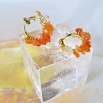 太陽のひかり✳︎Carnelian・Citrineｈ…／earring