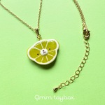 くまライムネックレス【ネックレス】