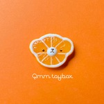 くまオレンジネックレス【ネックレス】