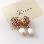 ビーズカボション❁ピアス＆イヤリング