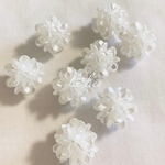 【再入荷】パールボール ビーズ フラワー パーツ 小【2pcs】