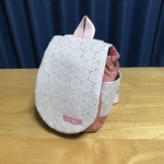 ※ssacchin様専用※ ふわふわベビーリュック(丸いレース(ピンク))